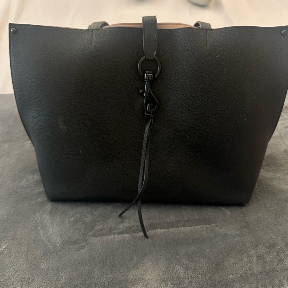 Rebecca Minkoff Pink and Black Tote Bag